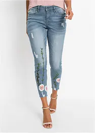 Jeans met borduursel, bonprix