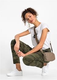 Sweatpants met camouflageprint en glitters, RAINBOW