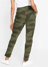 Sweatpants met camouflageprint en glitters, RAINBOW