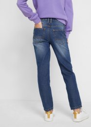 Meisjes slim jeans met verstevigde knieën van biologisch katoen, John Baner JEANSWEAR
