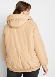 Gewatteerde outdoor jas met een ritssluiting opzij en gerecycled polyester, bpc bonprix collection