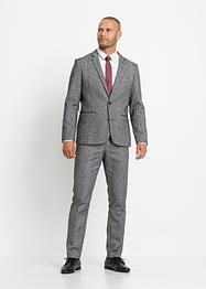 Pak (4-dlg. set): colbert, broek, overhemd, stropdas slim fit, bpc selection