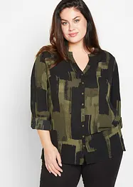 Lange blouse met print, bonprix