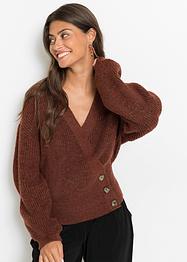 Oversized trui in wikkellook, BODYFLIRT