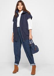 Fleece bodywarmer met ruitvormige stiksels van gerecycled polyester, bpc bonprix collection