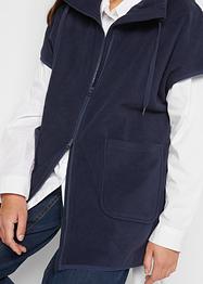Fleece bodywarmer met ruitvormige stiksels van gerecycled polyester, bpc bonprix collection