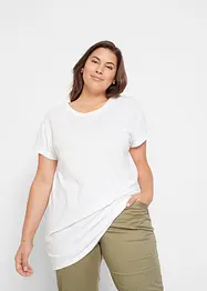 Boxy longshirt, korte mouw, bonprix