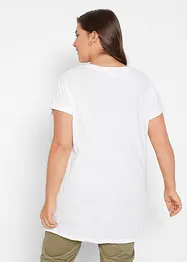 Boxy longshirt, korte mouw, bonprix