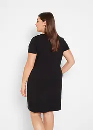 Jersey jurk met biologisch katoen en stretch, bonprix