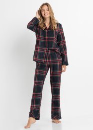 Geweven pyjama van flanel (2-dlg. set), bpc bonprix collection