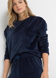 Fluwelen huispak (2-dlg. set), bpc bonprix collection