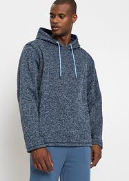 Fleece trui met capuchon, bpc bonprix collection