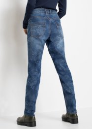 Boyfriend jeans met bloemenprint, RAINBOW