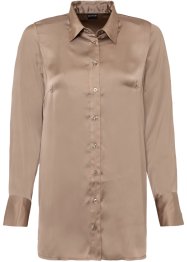 Lange blouse van satijn, BODYFLIRT