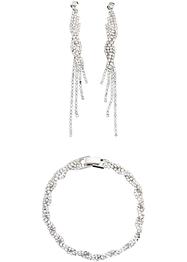 Armband en oorringen (3-dlg. set), bpc bonprix collection
