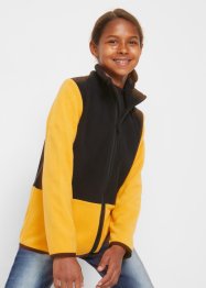 Meisjes fleece vest met opstaande kraag, bpc bonprix collection
