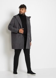 Korte coat in wollen look met capuchon, bpc selection