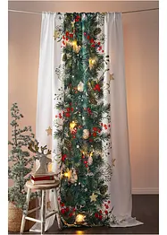 LED gordijn met kerstprint (1 stuk), bonprix