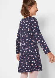 Jersey jurk van biologisch katoen (set van 2), bonprix