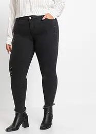 Skinny jeans met ritssluiting, bonprix