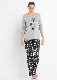 Pyjama en scrunchie (3-dlg.set), bpc bonprix collection
