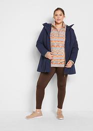 Lange outdoor jas met capuchon en gerecycled polyester, bpc bonprix collection