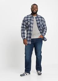 Flanellen overhemd met lange mouwen, John Baner JEANSWEAR