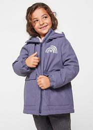 Meisjes waterafstotende winterjas met teddy voering, bpc bonprix collection