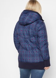 Gewatteerde jas met brede comfortband en capuchon, bpc bonprix collection