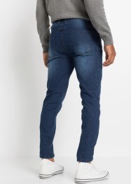 Regular fit stretch jeans, cropped, tapered, RAINBOW