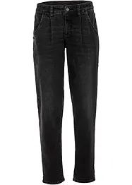 Barrel stretch jeans, mid waist, bonprix