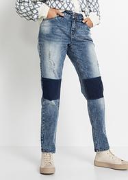 Boyfriend jeans met patches, RAINBOW