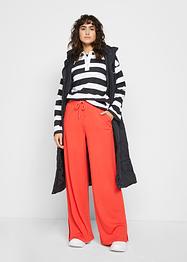 Punto di roma broek met splitten en comfortband, bpc bonprix collection