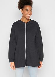 Knuffelzacht sweatvest met lange zijsplitten, bpc bonprix collection