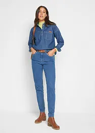 Mom jeans met high waist en stretch, bonprix