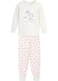 Meisjes pyjama met biologisch katoen (2-dlg. set), bonprix