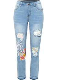 Boyfriend jeans met patches, RAINBOW