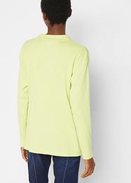 Geribd poloshirt met zijsplitten, bpc bonprix collection