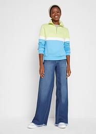 Gestreepte sweater met schipperskraag, bpc bonprix collection