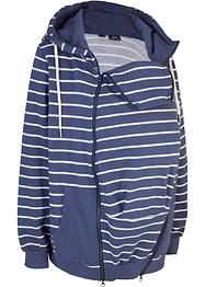Zwangerschaps sweatvest / draagvest met imitatieleren details, bpc bonprix collection