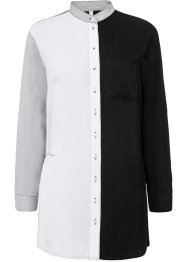 Lange blouse met colourblocking van duurzame viscose, RAINBOW