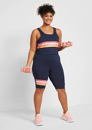 Sporttop en korte legging (2-dlg. set) met kleurrijke print, bpc bonprix collection