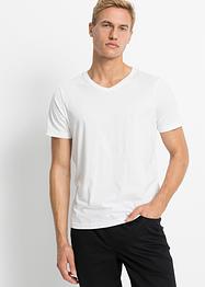 T-shirt met V-hals (set van 5), bpc bonprix collection