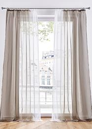 Transparant gordijn met kleurverloop (set van 2), bpc living bonprix collection