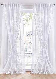 Dubbellaags gordijn met embrasse (1 stuk), bpc living bonprix collection
