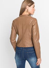 Korte, imitatieleren jas, BODYFLIRT boutique