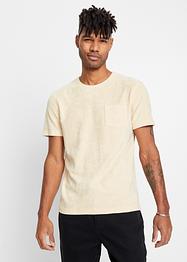 T-shirt van zacht frotté, John Baner JEANSWEAR