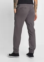 Loose fit chino stretch instapbroek, straight, bonprix