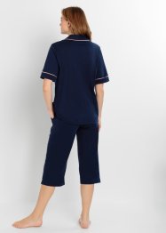 Capri pyjama met knoopsluiting (2-dlg.), bpc bonprix collection