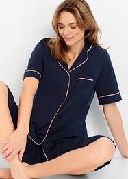 Capri pyjama met knoopsluiting (2-dlg.), bpc bonprix collection